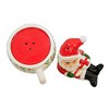 Ganz 5.0 Inch Santa On Cup Salt & Pepper Set Christmas , Merry Jolly Holly Gifts (2PC) - 2 of 3