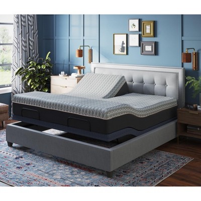 Christopher Knight Home Jeff Split Top 12" Copper Lux Hybrid Memory Foam Mattress with CertiPurUS® Certified Comfort Layers