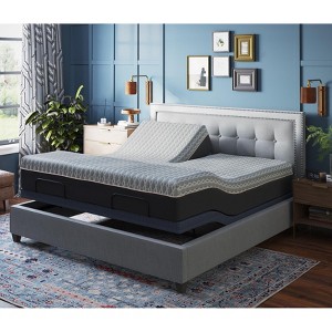 Christopher Knight Home Jeff Split Top 12" Copper Lux Hybrid Memory Foam Mattress with CertiPurUS® Certified Comfort Layers - 1 of 4