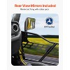VEVOR Jeep Tube Doors, 2-Door, Hunting Style Jeep Tubular Door with Heavy-Duty Hinges & OE Latch, Jeep Doors with Rear View Mirrors, ,Black - 4 of 4