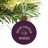 Abilene Christian Wildcat Mini Small Tiny Wood Christmas Tree Holiday Ornament - 3 of 4
