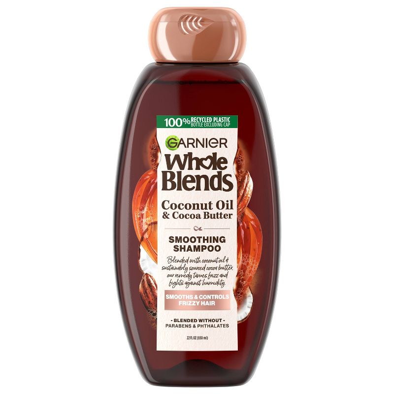 Garnier Whole Blends Coconut Oil & Cocoa Butter Extracts Smoothing Shampoo, 1 of 8