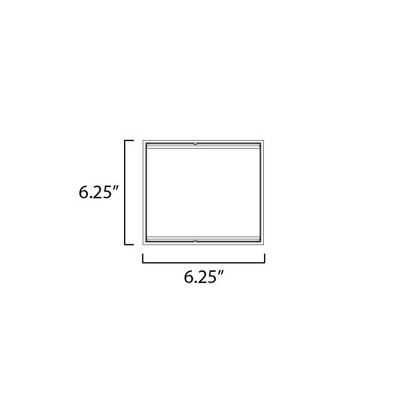 ET2 Lighting Blok 2 - Light Wall Light in  White