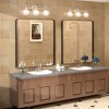 Apmir 32 in. W x 36 in. H Rectangular Aluminum Alloy Framed and Tempered Glass Wall Mirror in Matte Black - 2 of 4