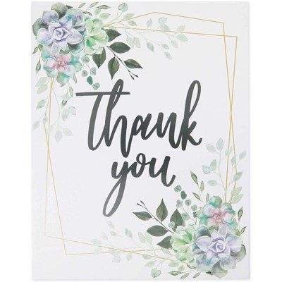 Stockroom Plus 100 Pack Rigid Mailing Envelopes, Thank You Stay Flat Self-Seal Mailers (7 x 9 In)