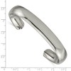 Black Bow Jewelry Men's 10mm Titanium High Polished Cuff Bracelet - 4 of 4