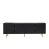 FONTOI TV Stand with Storage Drawers for Televisions up to 80", Media Entertainment Center, Storage Console Table for Living Room, Black, - 4 of 4