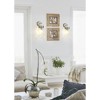 Fontaine 14" Glass Wall Sconce - Dimmable, Damp Rated, 1 Bulb, Elegant Design - 2 of 4