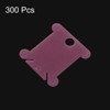 Unique Bargains PP Plastic Reusable Embroidery Floss Bobbins with Thread Clips 300 Pcs - 3 of 4