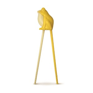 Fred Munchtime Frog Chopsticks, Fun Utensils for Kids, BPA Free Food-Safe ABS Plastic Dining Tool, Animal Mealtime Utensils, 7.9 Inch - 1 of 2