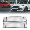 Unique Bargains Aluminum Foil Foldable Car Window Windshield Sun Shade Visor 140x70cm Black 2 Pcs - 2 of 4