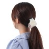 Unique Bargains Women's Fashion Elegant Flower Hair Scrunchies 2.76"x2.36" 1 Pc - 2 of 4