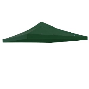 Yescom 10x10Ft Gazebo Top Replacement for beach cabanas for 1 Tier Outdoor Canopy Cover Patio Garden Yard Party Green - 1 of 4