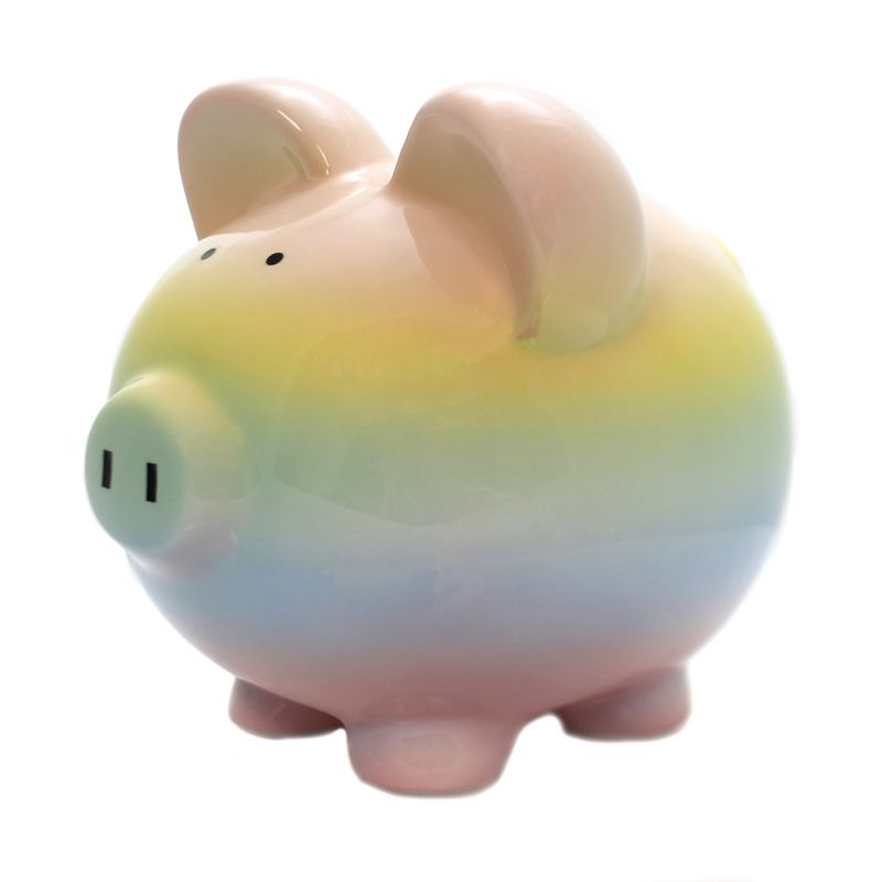 Child To Cherish 7.75 In Rainbow Ombre Bank Money Save Decorative Banks, 4 of 5