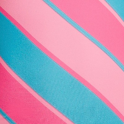 knockout pink/turquoise stripe
