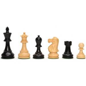 WE Games Jacques Style Chess Pieces, Weighted with 3.69 in. King - 1 of 3