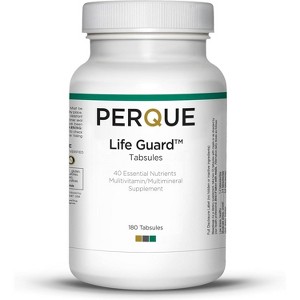 Perque Life Guard™ Multivitamin & Multimineral Supplement – 180 Tabsules, 40 Essential Nutrients, Non-GMO & Allergen-Free - 1 of 4