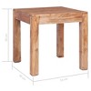 vidaXL Solid Wooden Coffee Table 20.9"x19.7"x19.7" - Handmade Side Couch Table with Unique Design, Features Authenticity of The Reclaimed Wood - 4 of 4