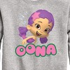 Boys' - Bubble Guppies - Oona Graphic Long Sleeve Fleece Sweatshirt - 2 of 4