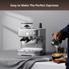 Professional Espresso Machine with Built-In Grinder and Milk Frother, Cappuccino and Latte Maker, Gift for Coffee Enthusiasts, Mom, Dad - 2 of 4