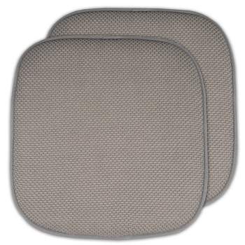 Honeycomb Memory Foam No Slip Back 16" x 16" Chair Pad Cushion by Sweet Home Collection™