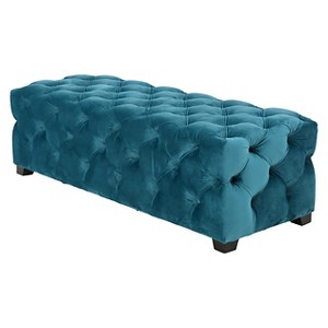 Piper Tufted Rectangular Ottoman Bench - Christopher Knight Home - 1 of 4