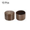 Unique Bargains Vinyl Rubber Screw Thread Bolt Plug Round Tube Insulated Protective Caps 10 Pcs - 2 of 4