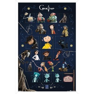 Trends International Coraline - Grid Framed Wall Poster Prints - 1 of 4