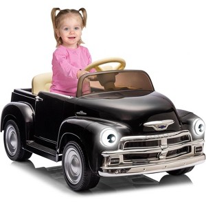 12V Kids Ride On Car, Battery Powered Electric Vehicle with Remote Control, Spring Suspension, Led Light for Toddler Boys Girls 3-8 - 1 of 4