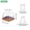 Unique Bargains Hardwood Floor Silicone Pads with Felt Pads Furniture Leg Covers for Chair - 3 of 4