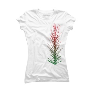Junior's Design By Humans Feel like Christmas By Alice9 T-Shirt - 1 of 3