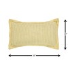 Set of 3 King Jullian Collection 100% Cotton Tufted Unique Luxurious Bold Stripes Design Bedspread Set Yellow - Better Trends - 3 of 4