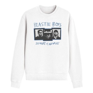 Beastie Boys Men's So What Chawant Black White Photos Sweatshirt