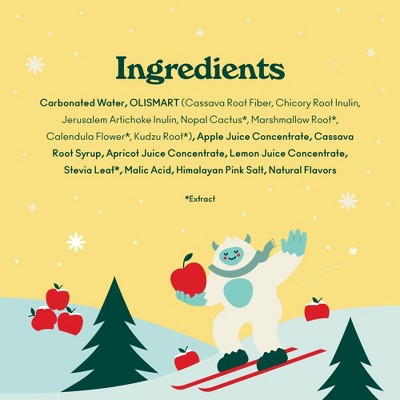 OLIPOP Crisp Apple Prebiotic Soda - 12 fl oz Can, 4 of 12