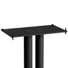 Sanus SFC22 Steel Series 22" Fixed-Height Speaker Stand - Each (Black) - 2 of 4