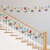 Big Dot of Happiness School Gnomes - Teacher and Classroom DIY Decorations - Clothespin Garland Banner - 44 Pieces - 2 of 4