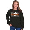 Halloween Season Ghost Gradient Sweatshirt for Men or Women Brisco Brands - 3 of 4