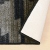 Southwestern Geometric Aztec Non-Slip Indoor Washable Area Rug or Runner by Blue Nile Mills - 3 of 4