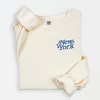 Simply Sage Market Embroidered New York Stars Lightweight Garment Dyed Sweatshirt - 2 of 4