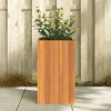 vidaXL Garden Planter 13.8"x13.8"x23.6" Solid Wood Acacia - 3 of 4