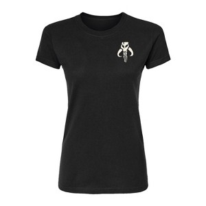 Women's - The Mandalorian - Mando Icon Fitted Graphic T-Shirt - 1 of 2