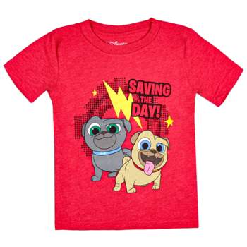 Disney Toddler Boys' Puppy Dog Pals Saving The Day Collectible T-Shirt