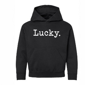 The Juniper Shop Lucky Typewriter Youth Graphic Hoodie - 1 of 3