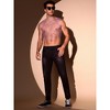 INSPIRE CHIC Men's Festival Fishnet Sheer Sparkly Rhinestone Tank Tops - 4 of 4