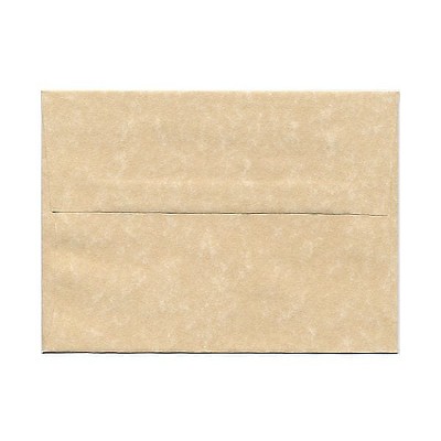 JAM Paper A6 Parchment Invitation Envelopes 4.75 x 6.5 Brown Recycled 35220