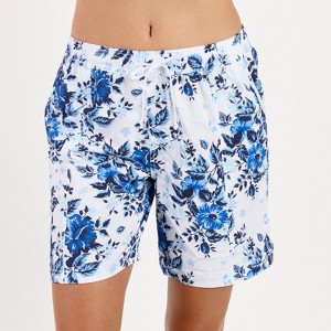 Calypsa Women's Chlorine Resistant 7" Board Shorts - 1 of 4