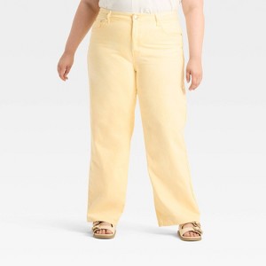 Women's Mid-Rise 90's Baggy Jeans - Universal Thread™ - 1 of 3