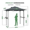HAPPATIO 8×5 FT Pop Up Grill Gazebo, Outdoor Grill Canopy with Vented Roof & Side Shelves, Easy Set up - 2 of 4