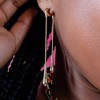 Lucy Quartermaine - Double Drop Earrings front and back in Gold Vermeil - 3 of 4