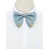 INSPIRE CHIC Men's Ribbon Leaf Pendant Pre-tied Fashion Bow Ties Necktie 1 Pc - 4 of 4